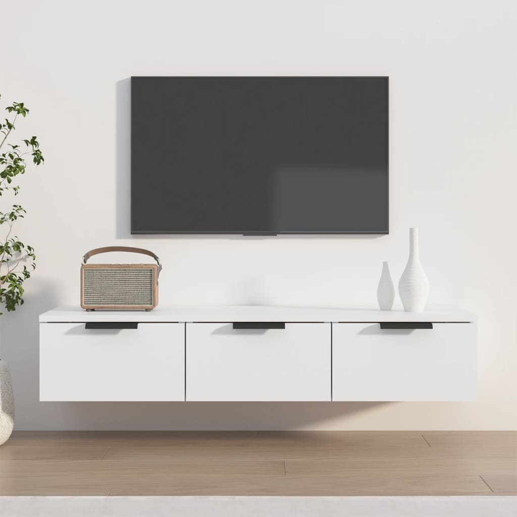 Wall cabinet plywood old wood 102x30x20 cm