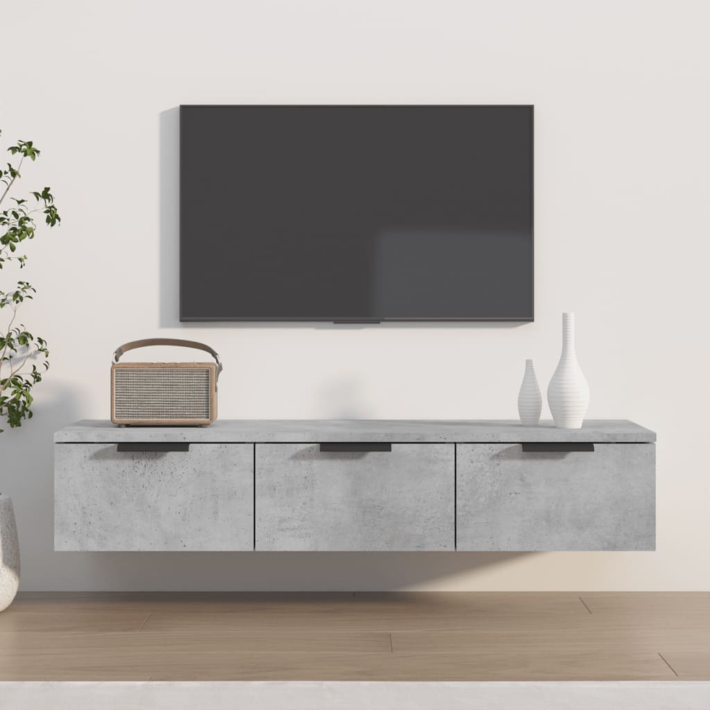 Wall cabinet plywood old wood 102x30x20 cm