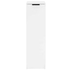 Zapatero de madera contrachapada blanco 30x35x100 cm
