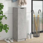 Zapatero de madera contrachapada blanco 30x35x100 cm