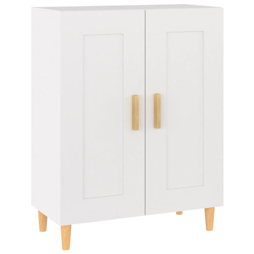 Aparador em contraplacado branco 69,5x34x90 cm