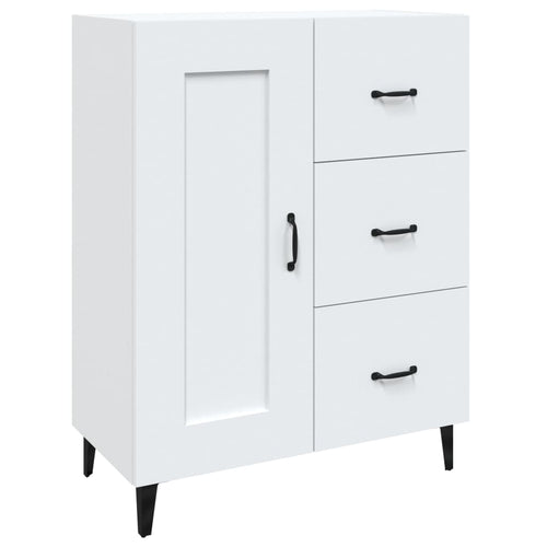 Aparador em contraplacado branco 69,5x34x90 cm
