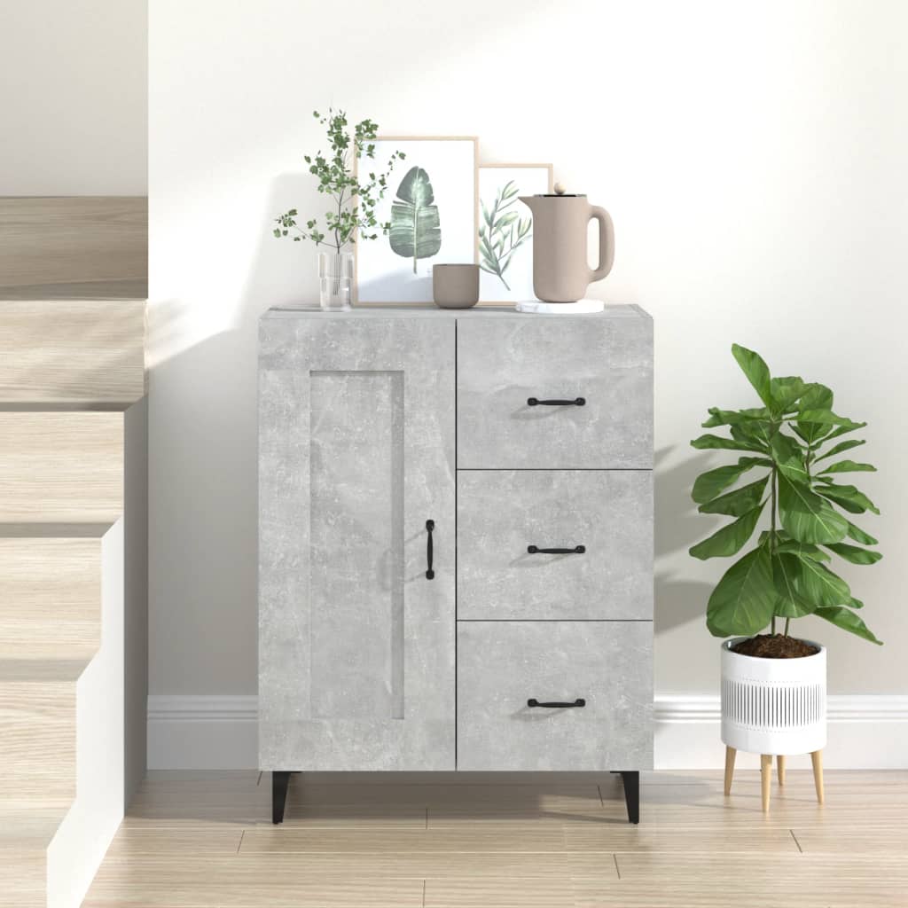 White plywood sideboard 69.5x34x90 cm