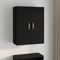 Armario de pared colgante blanco brillante 69,5x32,5x90 cm