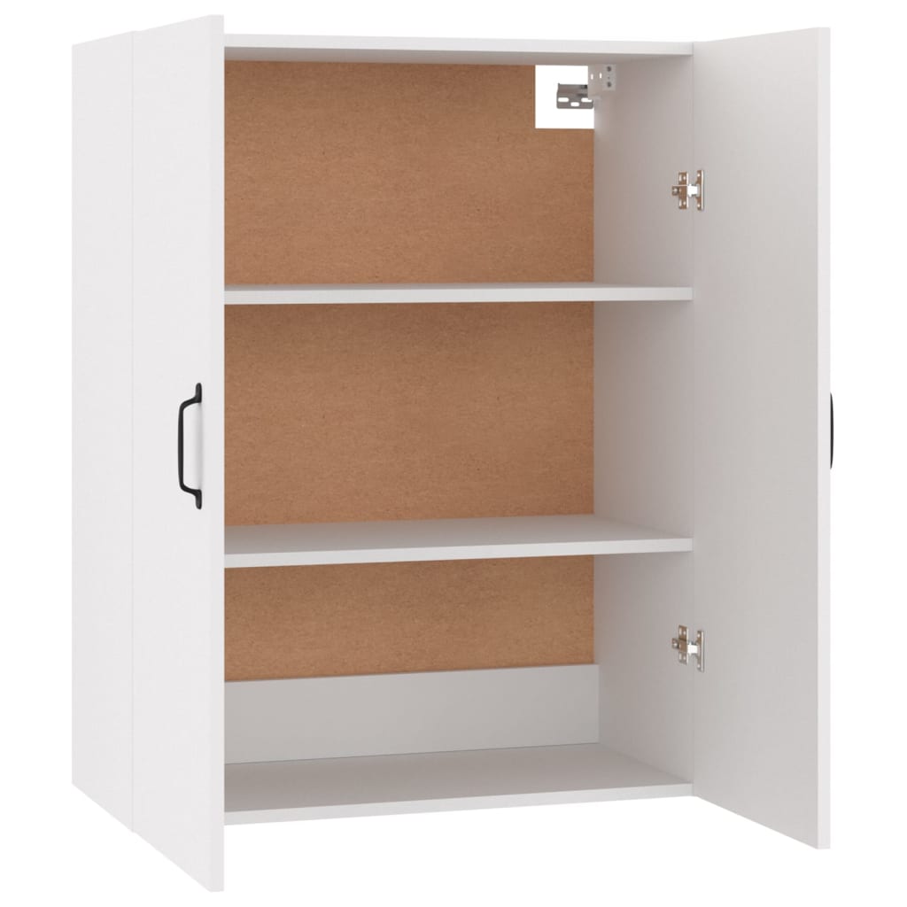 Armario colgante de madera de ingeniería blanco 69,5x34x90 cm