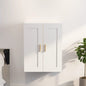 Concrete gray plywood wall cabinet 34.5x34x90 cm