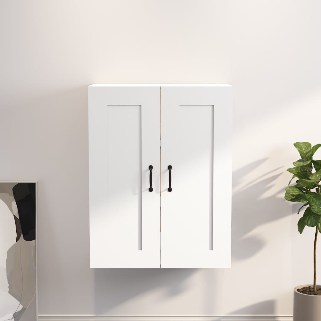 Armario colgante de pared blanco 69,5x32,5x90 cm