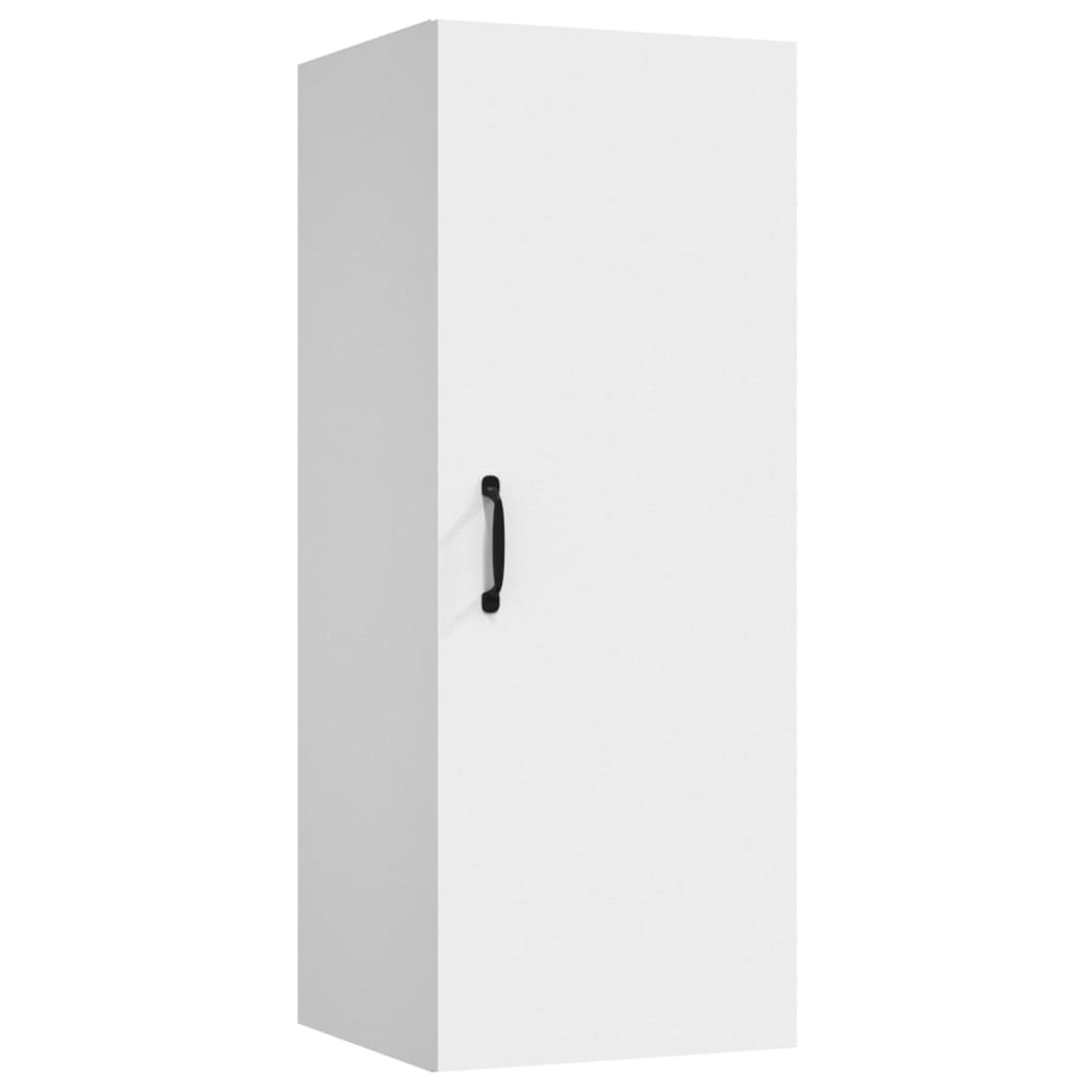 Armario de pared madera de ingeniería blanco 34,5x34x90 cm