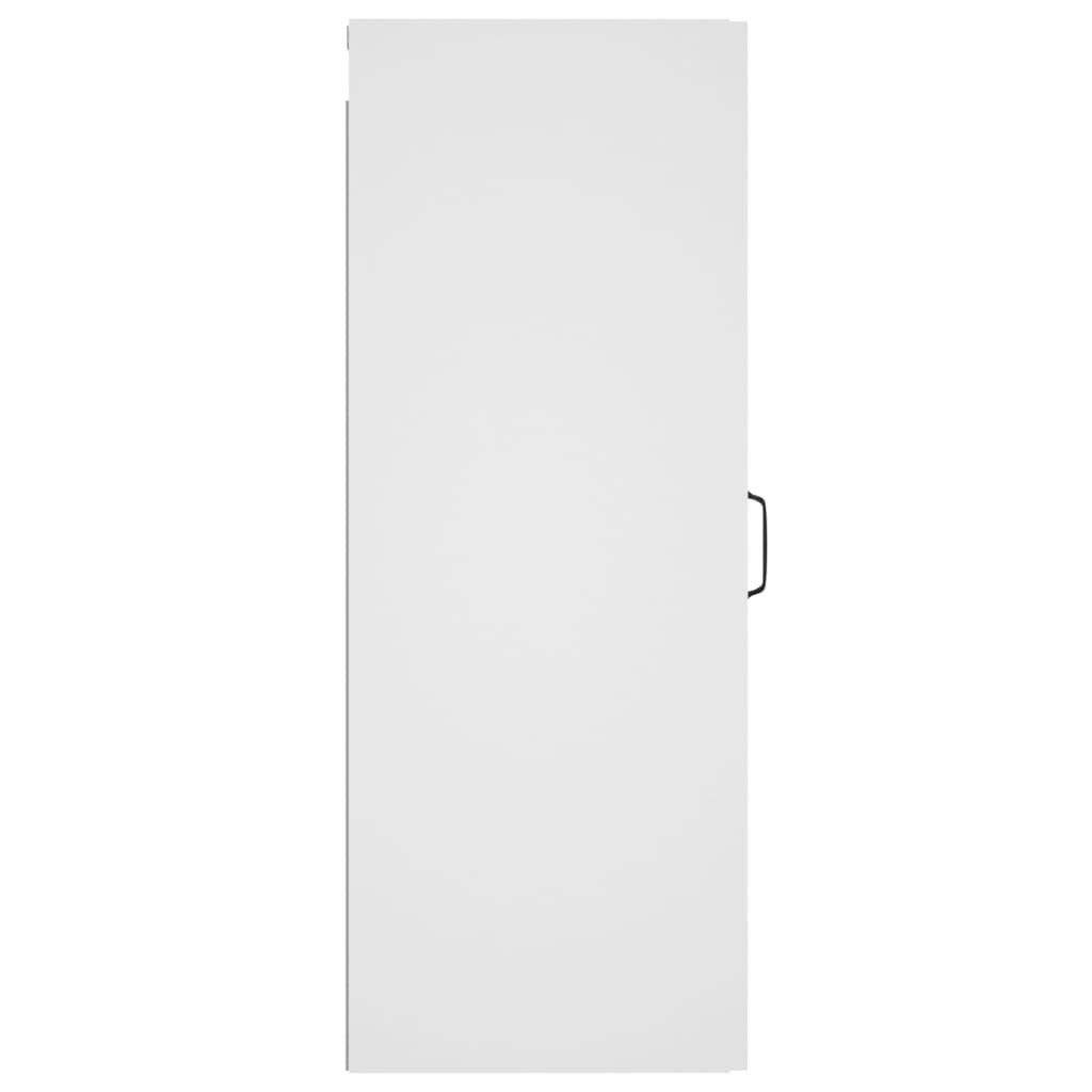 Armario de pared madera de ingeniería blanco 34,5x34x90 cm