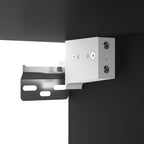 Armario de pared madera de ingeniería negro 34,5x34x90 cm