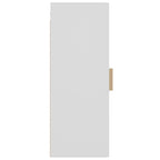 Armario de pared madera de ingeniería blanco 34,5x34x90 cm