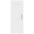 Armario de pared madera de ingeniería blanco 35x34x90 cm