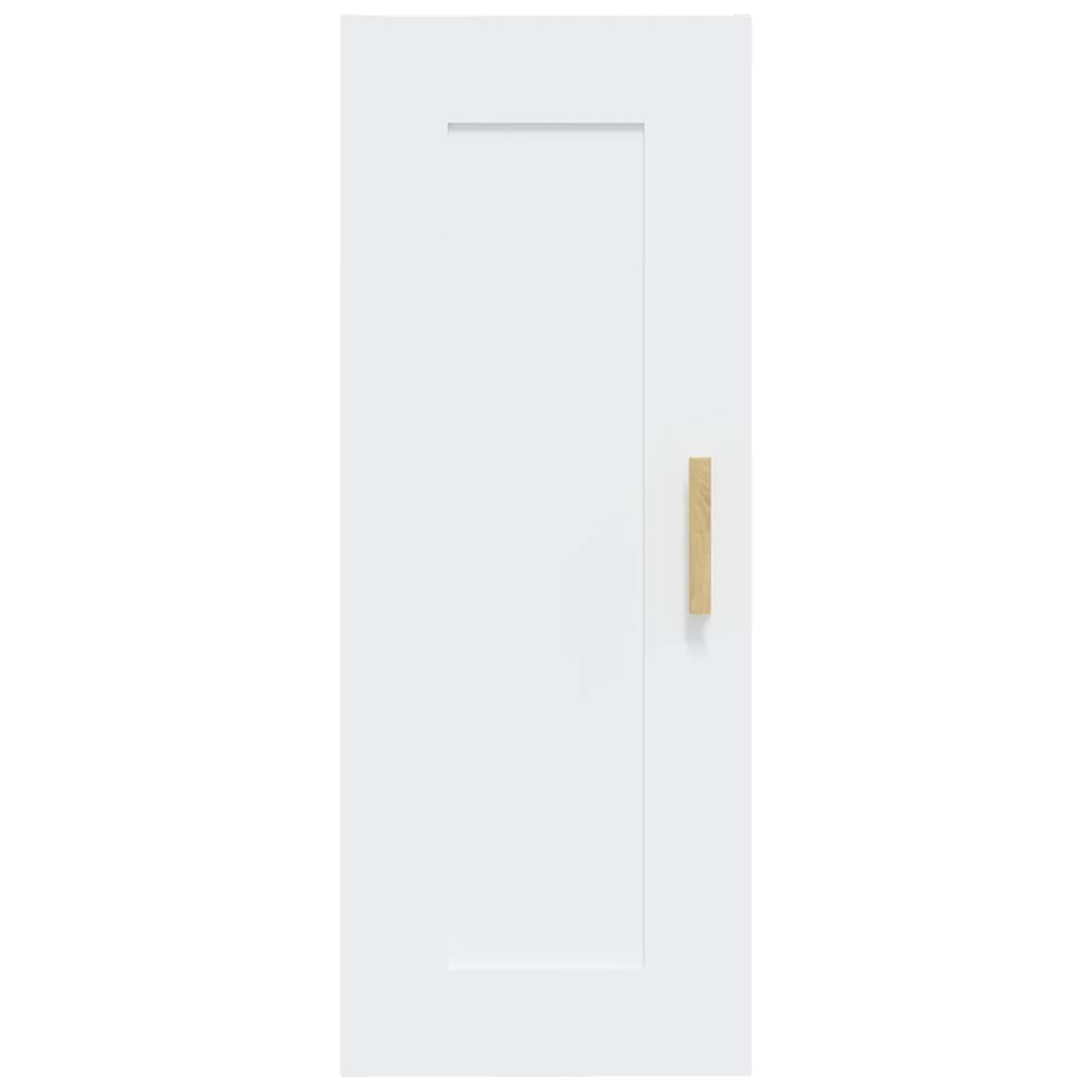 Armario de pared madera de ingeniería blanco 35x34x90 cm