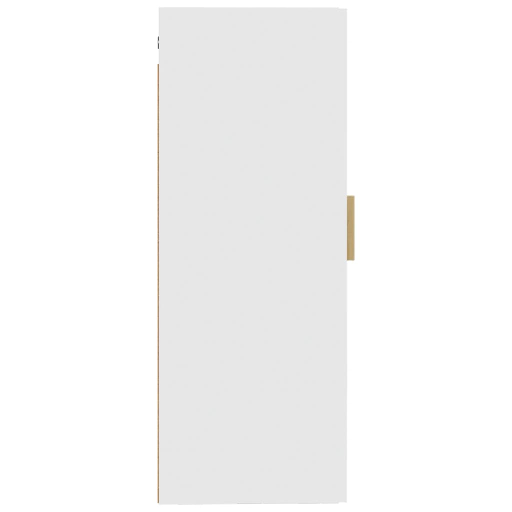 Armario de pared madera de ingeniería blanco 35x34x90 cm