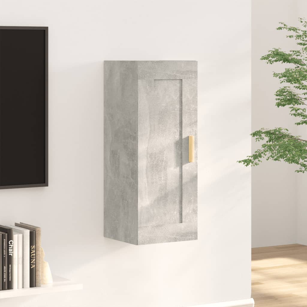 Armario de pared madera de ingeniería blanco 35x34x90 cm