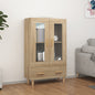 Sonoma Oak Plywood Sideboard 70x31x115 cm