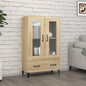 Sonoma Oak Plywood Sideboard 70x31x115 cm