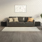 Mesa de centro con patas de metal 2 uds roble Sonoma 50x50x40cm
