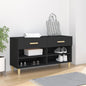 Mueble zapatero madera contrachapada blanco 150x35x45 cm