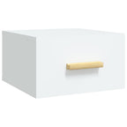 Mesita de noche de pared blanco 35x35x20 cm