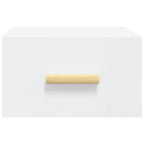 Mesita de noche de pared blanco 35x35x20 cm