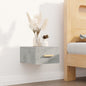 Mesita de noche de pared blanco 35x35x20 cm