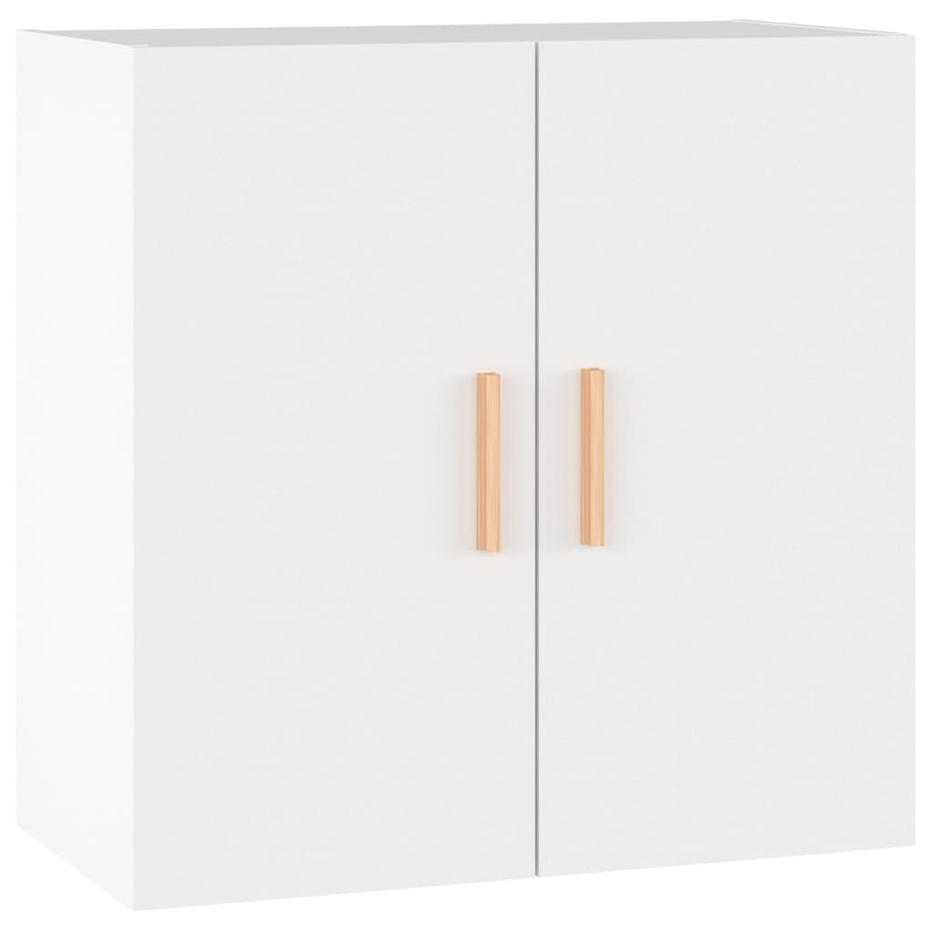 Armario de pared madera contrachapada blanco 37x37x37 cm