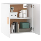 Armario de pared madera contrachapada blanco 37x37x37 cm