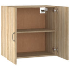 Armario de pared madera contrachapada roble Sonoma 60x31x60 cm
