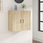 Armario de pared madera contrachapada roble Sonoma 60x31x60 cm