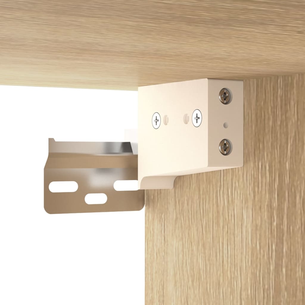 Armario de pared madera ingeniería roble Sonoma 60x36,5x35 cm