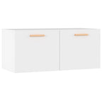 Armario de pared madera de ingeniería blanco 80x35x36,5 cm
