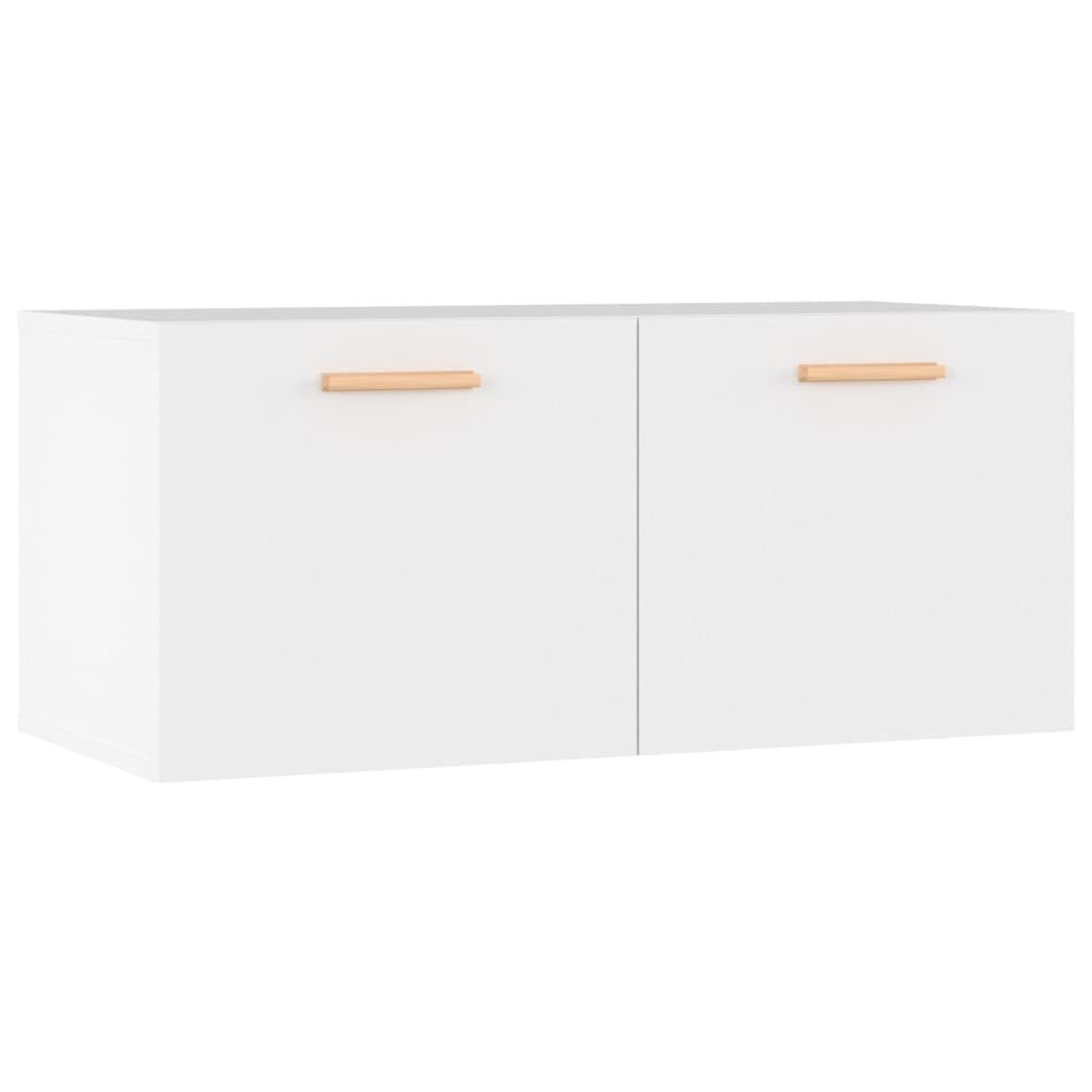 Armario de pared madera de ingeniería blanco 80x35x36,5 cm