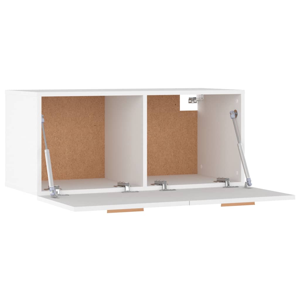 Armario de pared madera de ingeniería blanco 80x35x36,5 cm