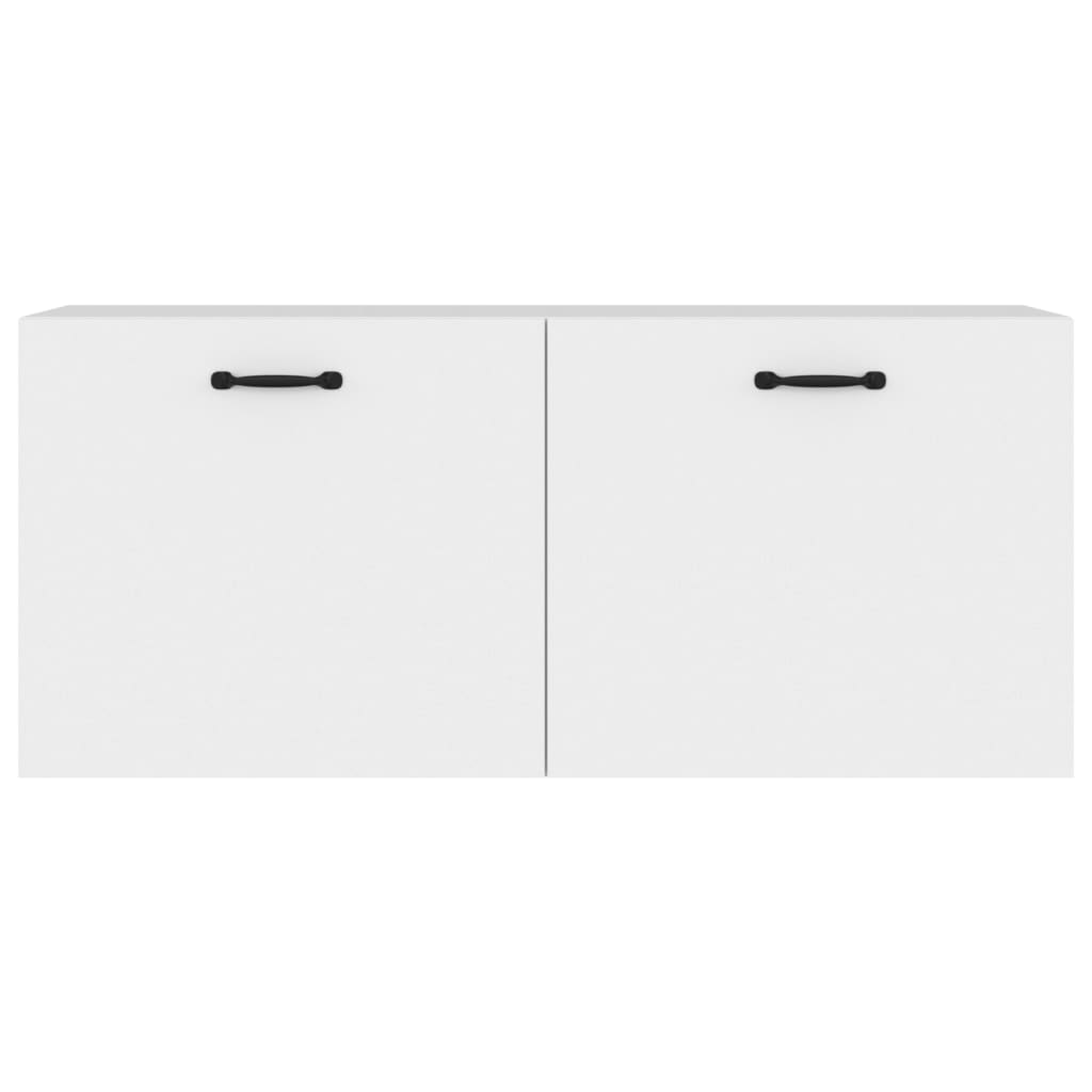 Armario de pared madera de ingeniería blanco 80x36,5x35 cm
