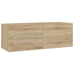 Armario pared madera contrachapada roble Sonoma 100x36,5x35 cm