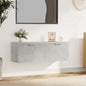 Armario pared madera contrachapada blanco brillo 60x36,5x35 cm