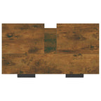 Armario baño madera contrachapada roble ahumado 64,5x33,5x59 cm