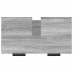 Armario de baño madera contrachapada gris Sonoma 64,5x33,5x59cm