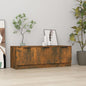 Mueble de TV madera contrachapada blanco 102x35x36,5 cm