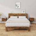 Mesitas de noche de pared 2 uds blanco brillo 34x30x20 cm
