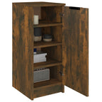 Mueble zapatero madera de ingeniería roble ahumado 30x35x70 cm