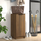 Zapatero de madera contrachapada blanco 30x35x100 cm