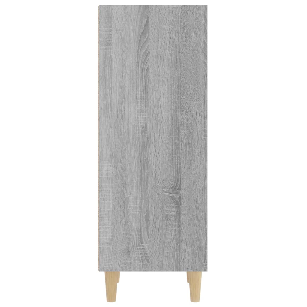 Aparador de madera contrachapada gris Sonoma 34,5x32,5x90 cm