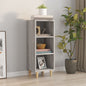 Aparador de madera contrachapada gris Sonoma 34,5x32,5x90 cm
