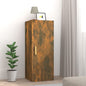 Concrete gray plywood wall cabinet 34.5x34x90 cm