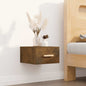 Mesita de noche de pared blanco 35x35x20 cm