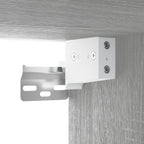 Mesita de noche de pared color gris Sonoma 35x35x20 cm