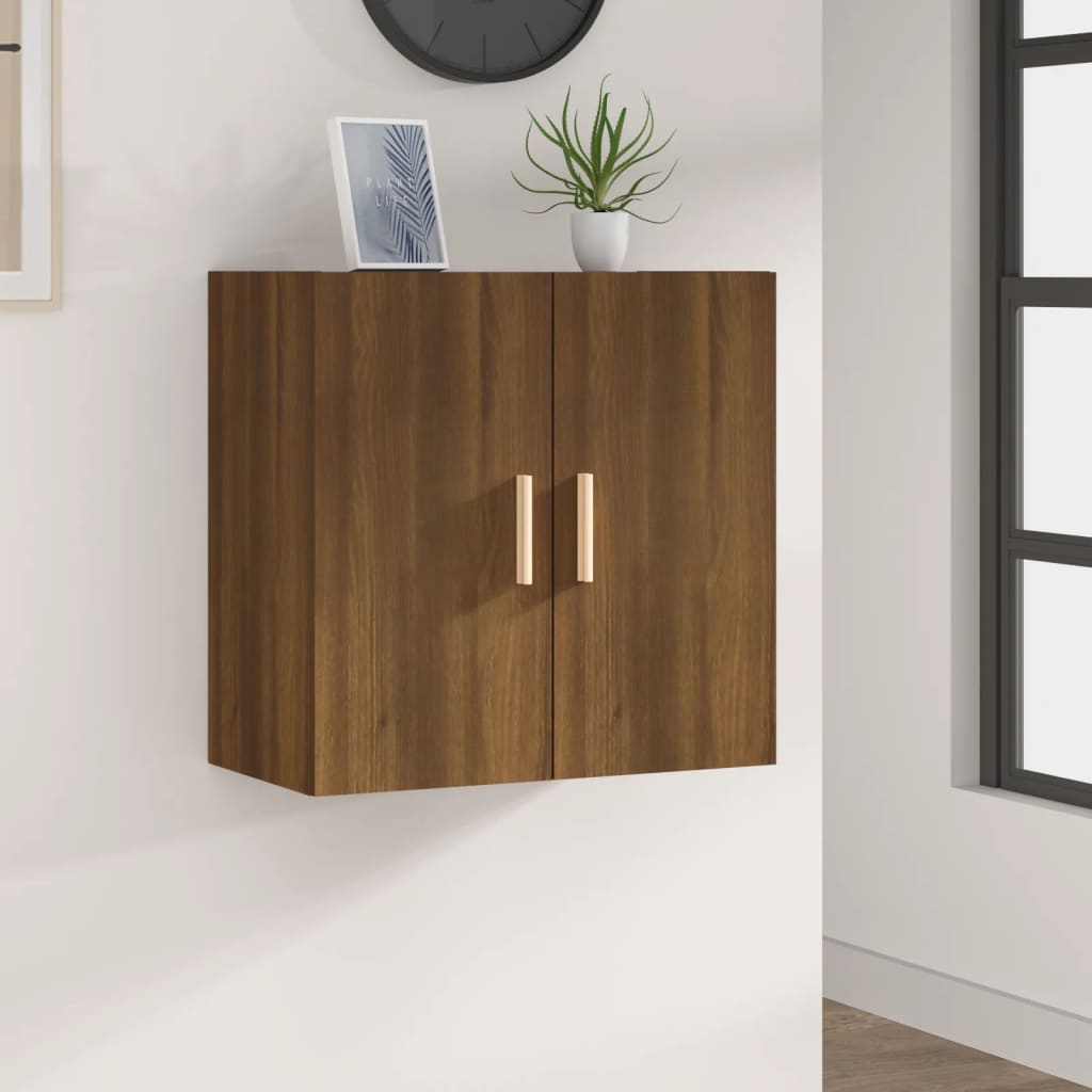 Armario de pared madera contrachapada blanco 37x37x37 cm