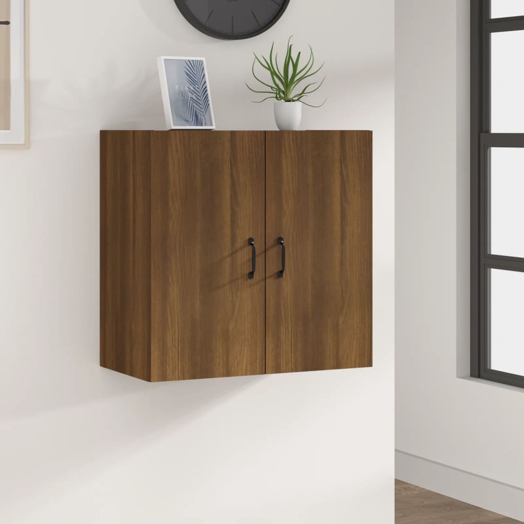 Armario de pared madera contrachapada gris Sonoma 60x31x60 cm